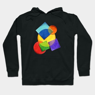 Candy Rainbow Geometric Hoodie